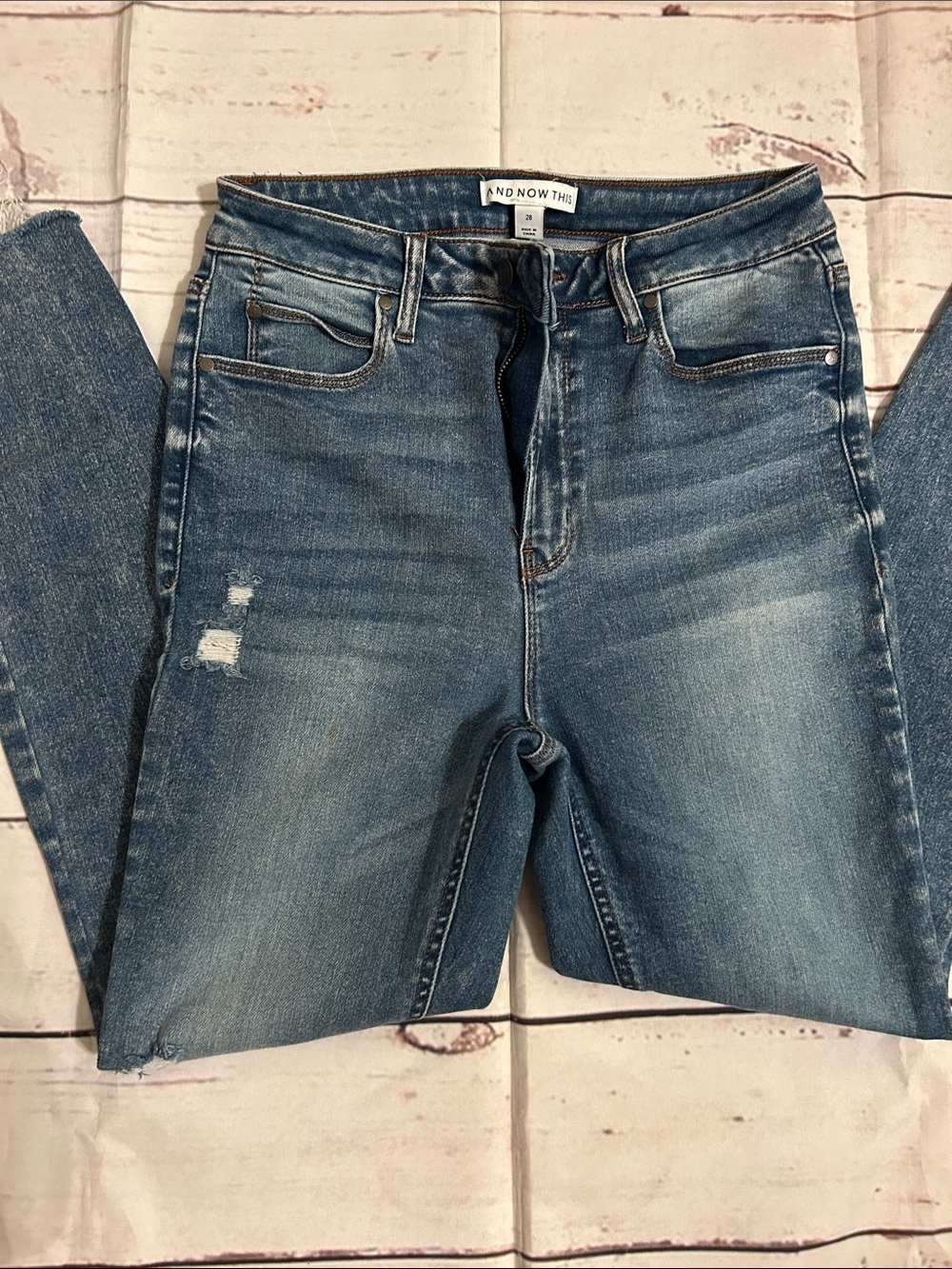 And Now This Women's Light Blue Skinny Jeans